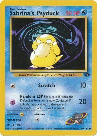 Sabrina's Psyduck 099/132 - Unlimited Gym Challenge