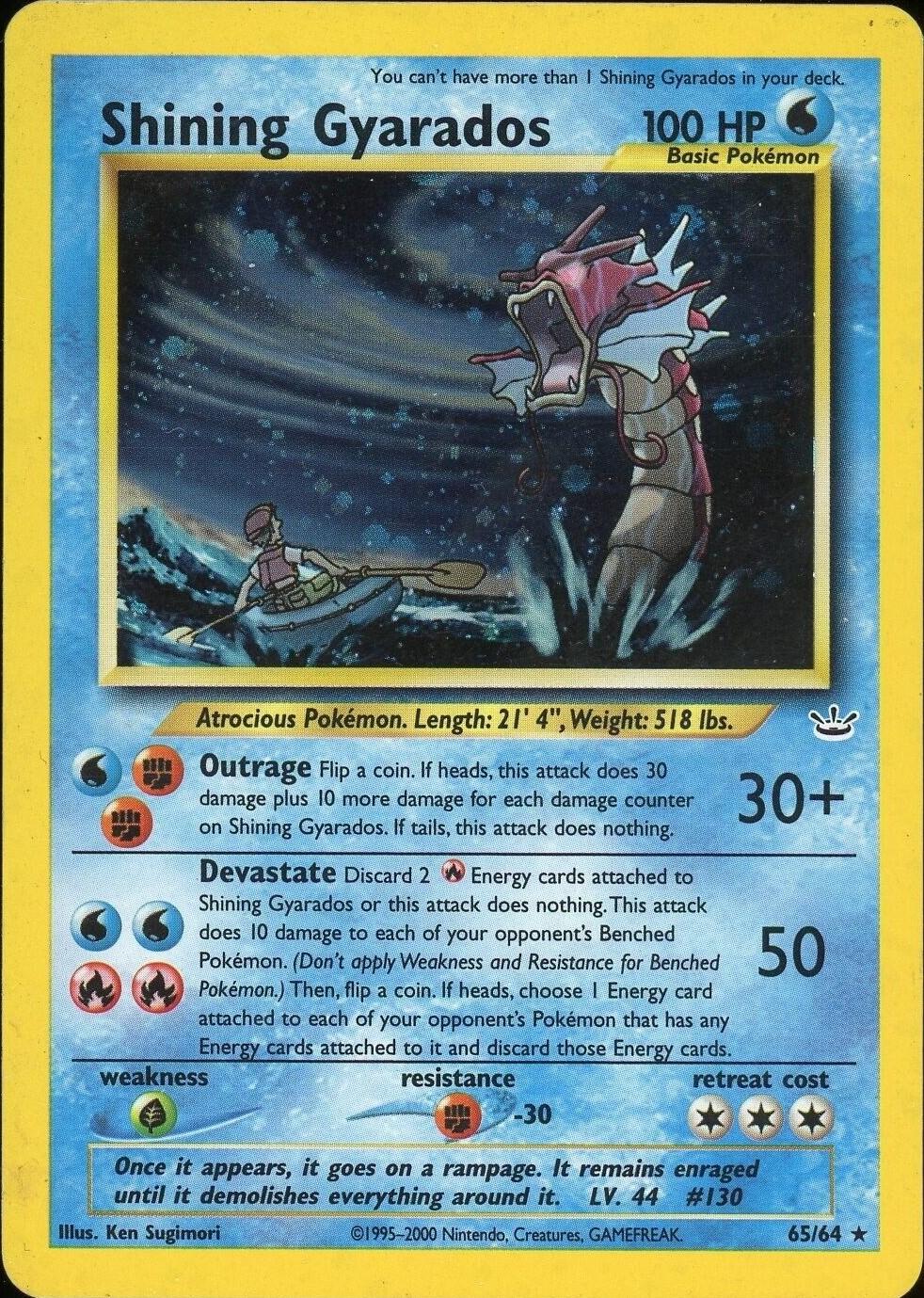 Shining Gyarados 065/64 - Unlimited Holofoil Neo Revelation