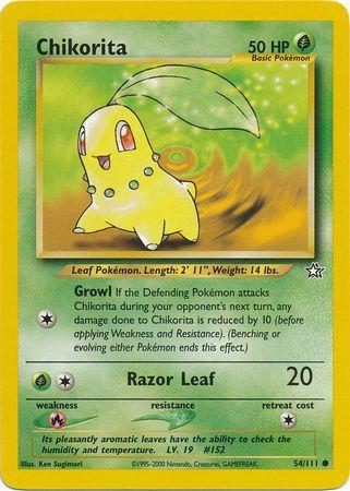 Chikorita 054/111 - Unlimited Neo Genesis