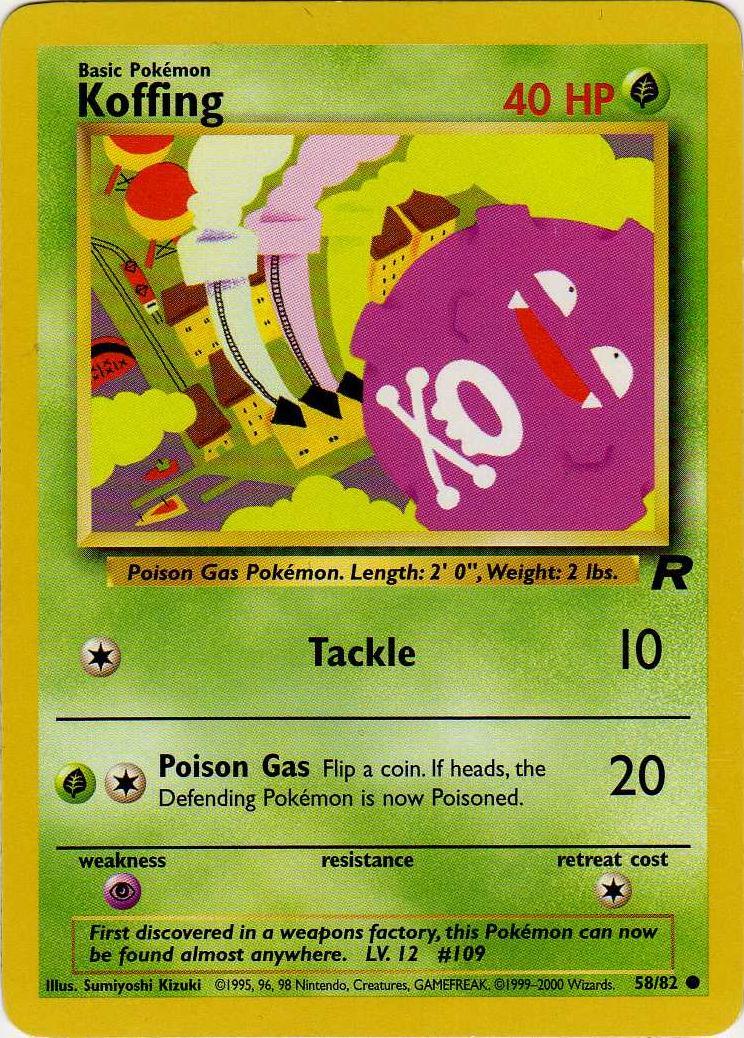 Koffing 058/82 - Unlimited Team Rocket