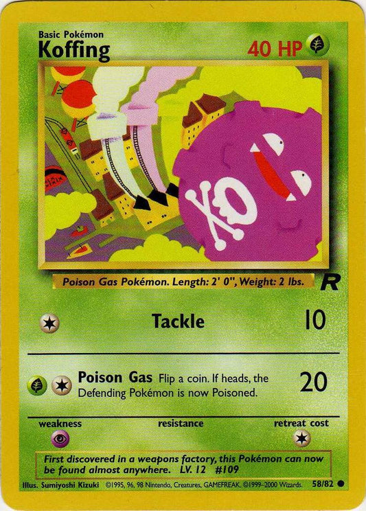 Koffing 058/82 - Unlimited Team Rocket