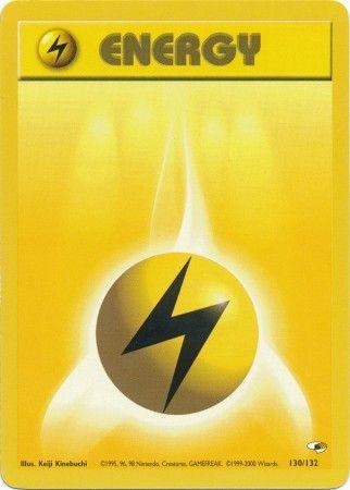 Lightning Energy 130/132 - Unlimited Gym Heroes