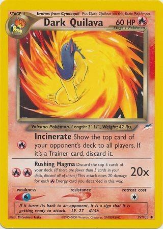 Dark Quilava 039/105 - Unlimited Neo Destiny