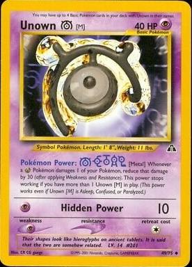 Unown [M] 049 - Unlimited Neo Discovery