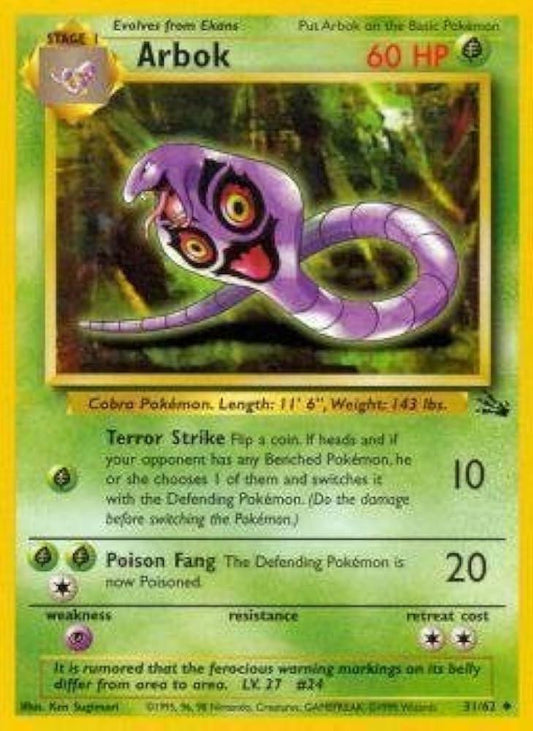 Arbok 031/62 - Unlimited Fossil
