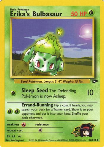 Erika's Bulbasaur 039/132 - Unlimited Gym Challenge