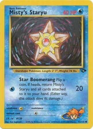 Misty's Staryu 092/132 - Unlimited Gym Challenge
