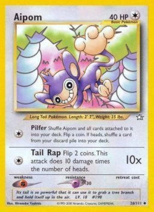 Aipom 026/111 - Unlimited Neo Genesis