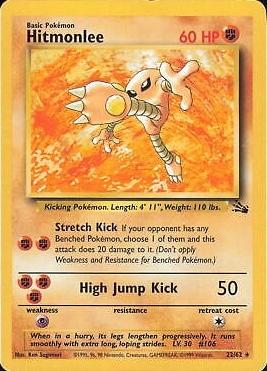 Hitmonlee 022/62 - Unlimited Fossil