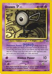 Unown [F] 048/75 - Unlimited Neo Discovery