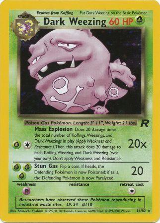 Dark Weezing 014/82 - Unlimited Holofoil Team Rocket