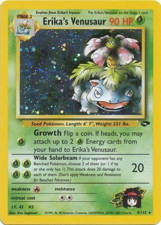 Erika's Venusaur 004/132 - Unlimited Holofoil Gym Challenge