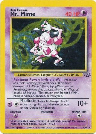 Mr. Mime 006/64 - Unlimited Holofoil Jungle