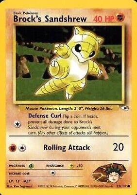 Brock's Sandshrew 071/132 - Unlimited Gym Heroes