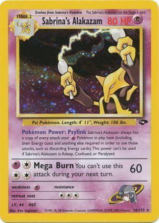 Sabrina's Alakazam 016/132 - Unlimited Holofoil Gym Challenge