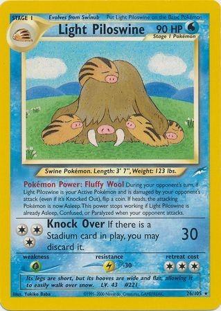 Light Piloswine 026/105 - Unlimited Neo Destiny