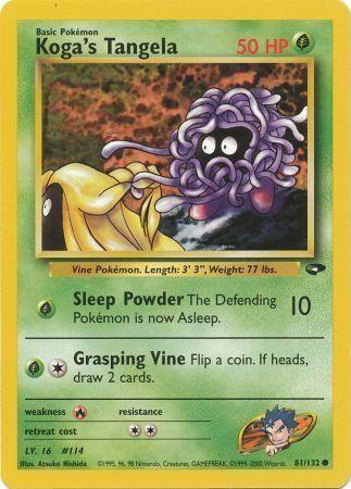 Koga's Tangela 081/132 - Unlimited Gym Challenge