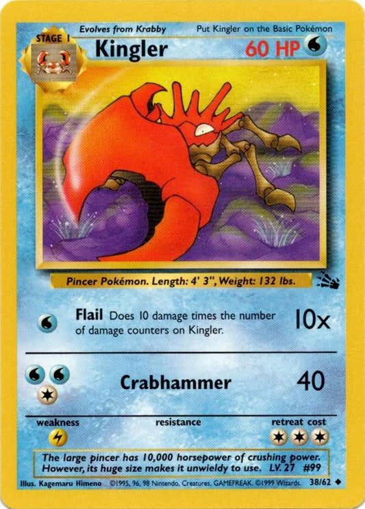 Kingler 038/62 - Unlimited Fossil