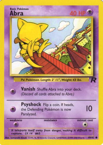 Abra 049/82 - Unlimited Team Rocket