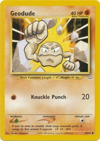 Geodude 044/64 - Unlimited Neo Revelation