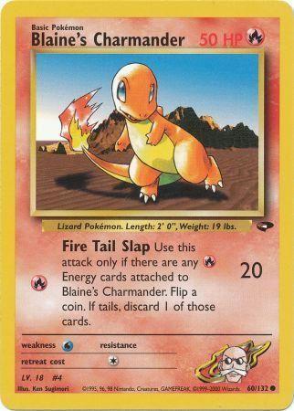 Blaine's Charmander 060/132 - Unlimited Gym Challenge
