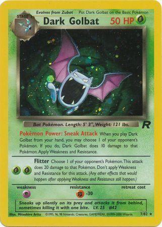 Dark Golbat 007/82 - Unlimited Holofoil Team Rocket