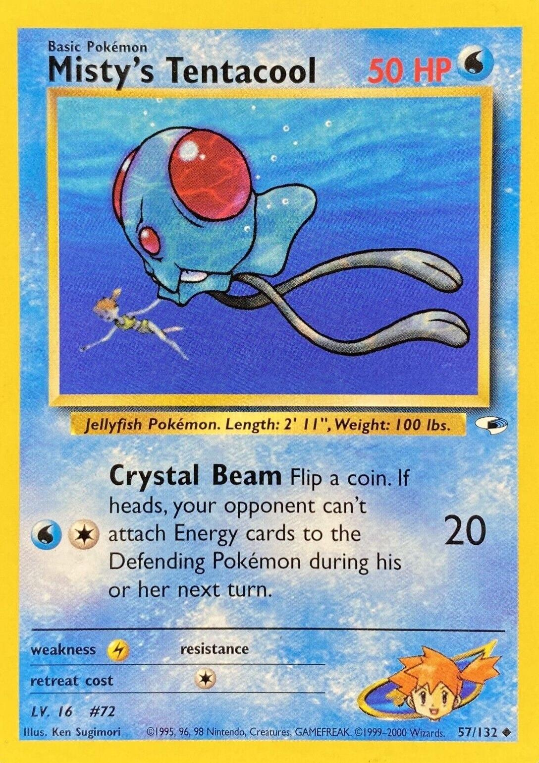 Misty's Tentacool 057/132 - Unlimited Gym Heroes