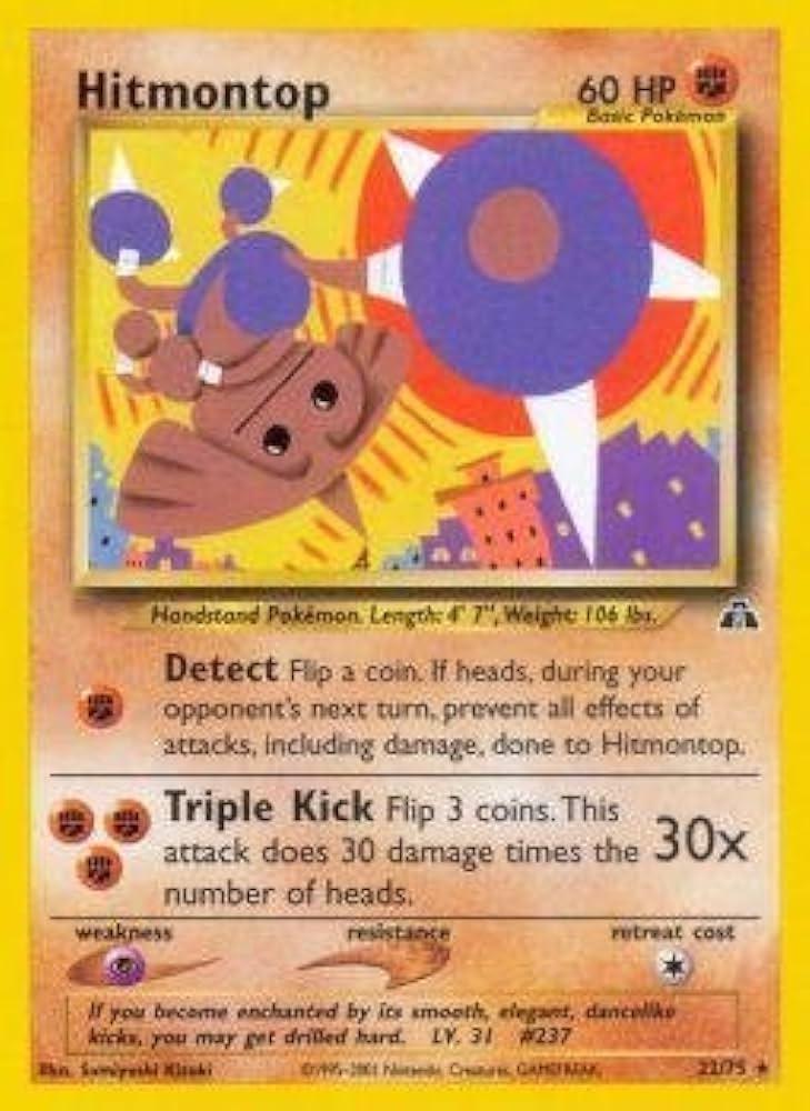 Hitmontop 022/75 - Unlimited Neo Discovery