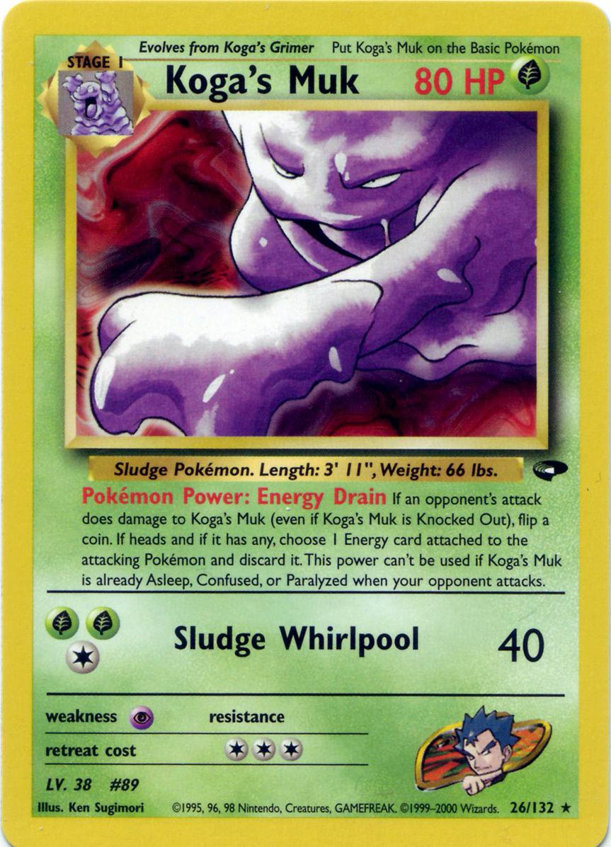 Koga's Muk 026/132 - Unlimited Gym Challenge