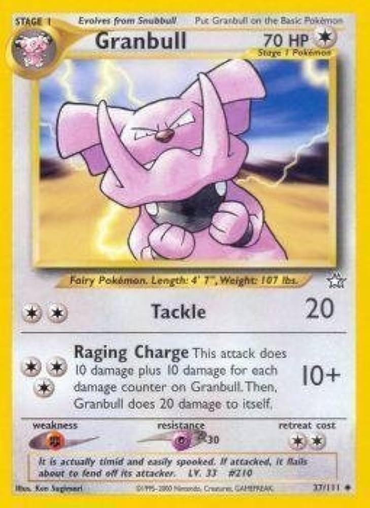 Granbull 037/111 - Unlimited Neo Genesis