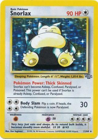 Snorlax 011/64 - Unlimited Holofoil Jungle