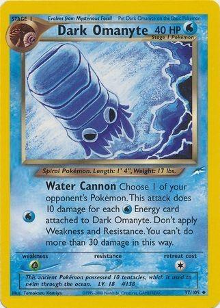 Dark Omanyte 037/105 - Unlimited Neo Destiny