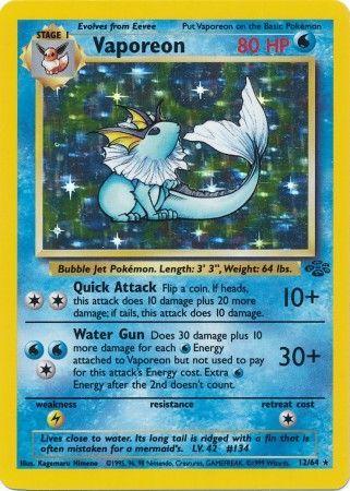 Vaporeon 012/64 - Unlimited Holofoil Jungle