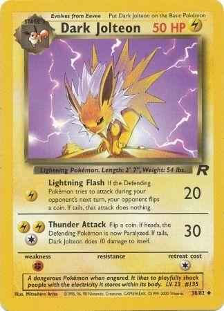 Dark Jolteon 038/82 - Unlimited Team Rocket
