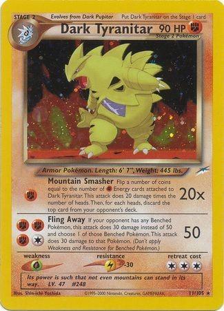 Dark Tyranitar 011/105 - Unlimited Holofoil Neo Destiny