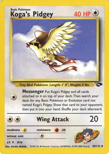 Koga's Pidgey 049/132 - Unlimited Gym Challenge