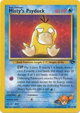Misty's Psyduck 090/132 - Unlimited Gym Challenge
