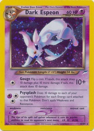 Dark Espeon 004/105 - Unlimited Holofoil Neo Destiny