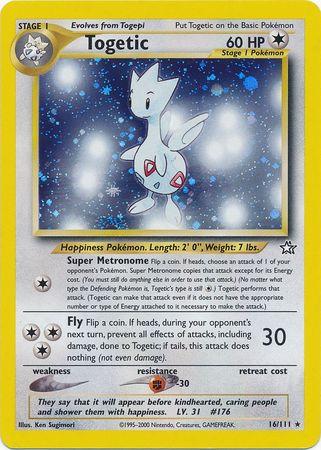 Togetic 016/111 - Unlimited Holofoil Neo Genesis