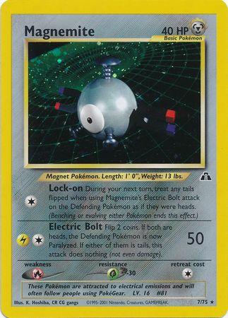 Magnemite 007/75 - Unlimited Holofoil Neo Discovery