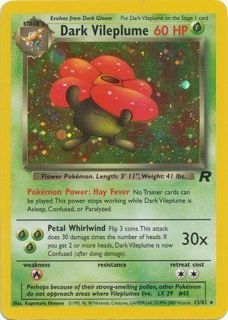 Dark Vileplume 013/82 - Unlimited Holofoil Team Rocket