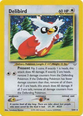 Delibird 005/64 - Unlimited Holofoil Neo Revelation