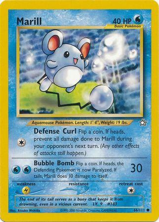 Marill 066/111 - Unlimited Neo Genesis