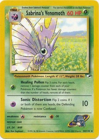 Sabrina's Venomoth 034/132 - Unlimited Gym Heroes