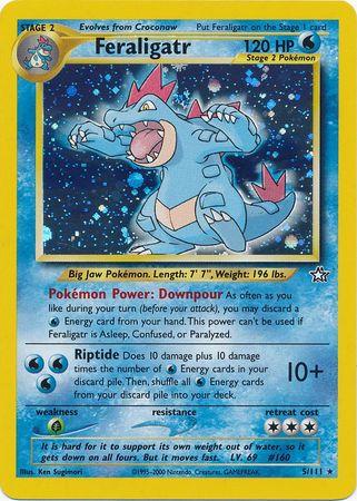 Feraligatr 005/111 - Unlimited Holofoil Neo Genesis