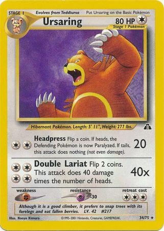 Ursaring 034/75 - Unlimited Neo Discovery