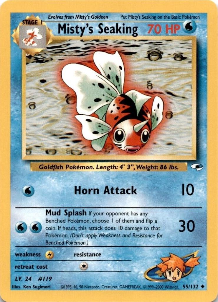 Misty's Seaking 055/132 - Unlimited Gym Heroes