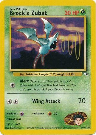 Brock's Zubat 024/132 - Unlimited Gym Heroes