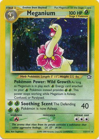 Meganium 011/111 - Unlimited Holofoil Neo Genesis