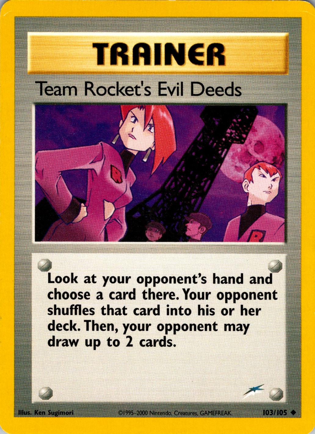 Team Rocket's Evil Deeds 103 - Unlimited Neo Destiny